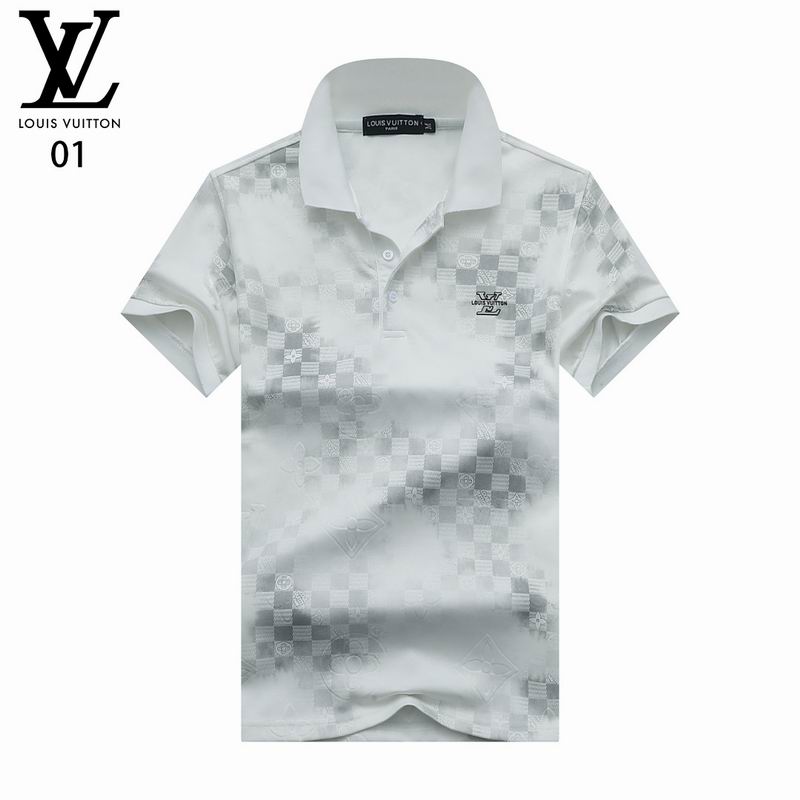 Louis Vuitton POLO shirts men-LV3021P